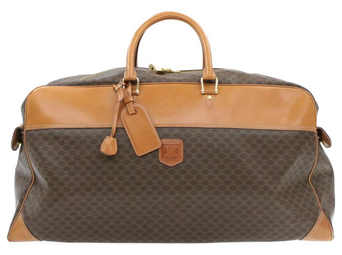 Céline Travel bag Brown Cloth  ref.211367