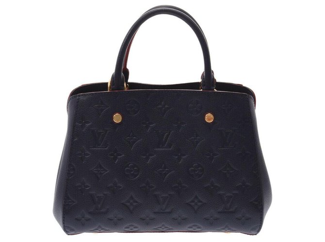 Louis Vuitton Handtasche Schwarz Leinwand  ref.211576