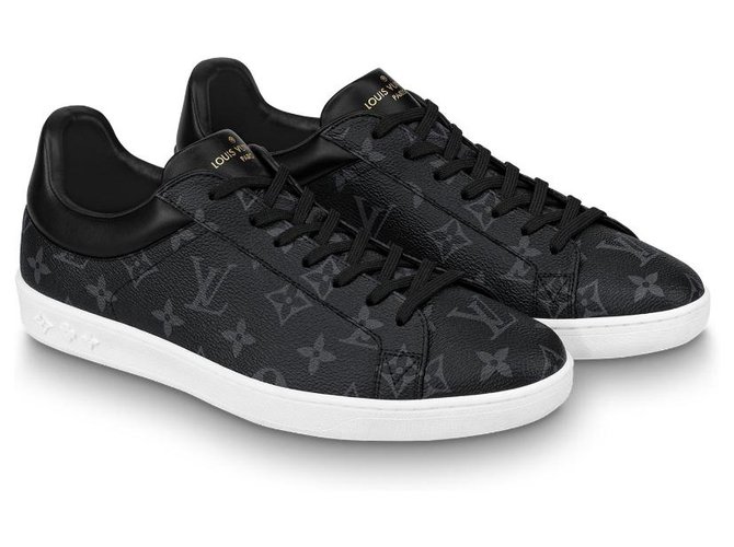 Louis Vuitton Sneaker LV Lussemburgo nuove Grigio Pelle  ref.211612