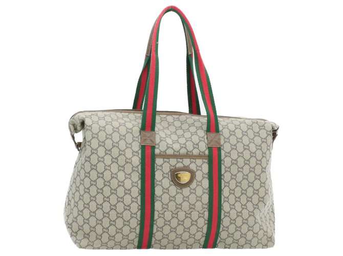 Gucci Travel bag Beige Cloth  ref.211706