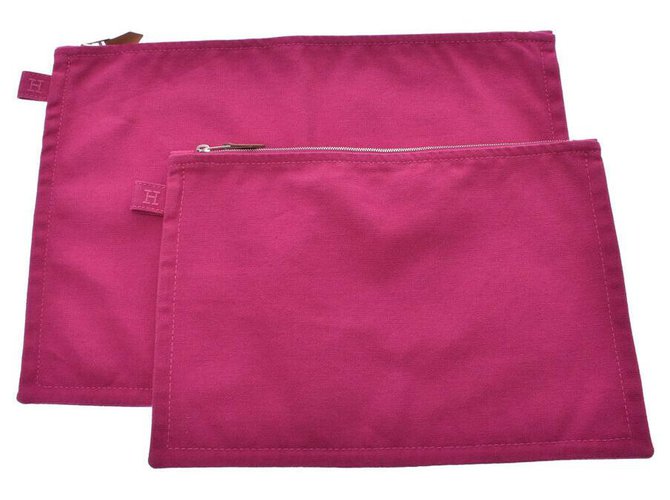 Hermès Clutch bag Purple Tweed  ref.211818