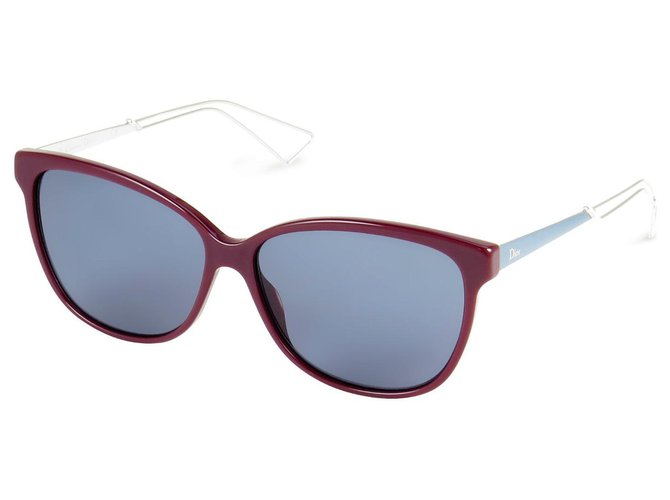 dior sunglasses confident 2 Burgundy Red Metallic Metal  ref.211977