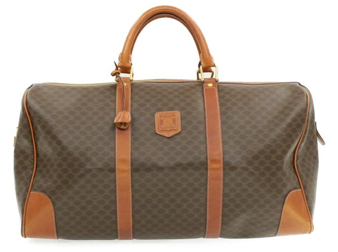 Céline Travel bag Brown Cloth  ref.212063