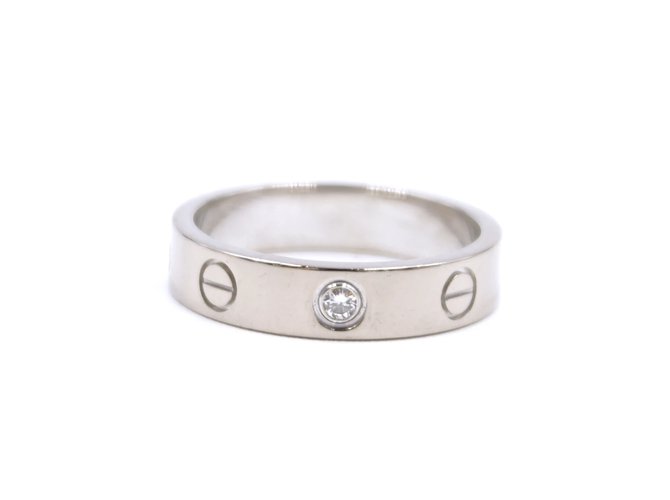 cartier white gold ring