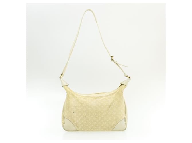 Louis Vuitton Shoulder Bag White Tweed  ref.212317