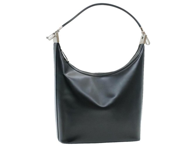 Gucci Shoulder Bag Black Leather  ref.212318