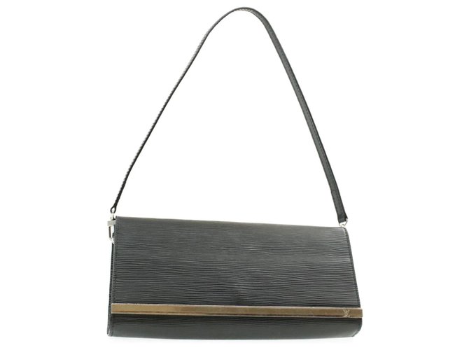 Louis Vuitton clutch bag Black Patent leather  ref.212334