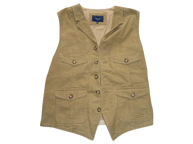 Façonnable Blazer Jacke aus Baumwolle Beige