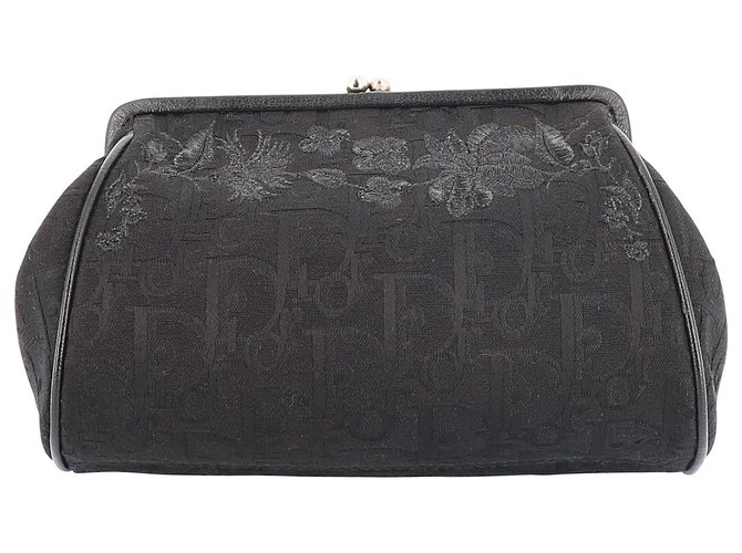 Dior Clutch Bag Black Synthetic  ref.212541