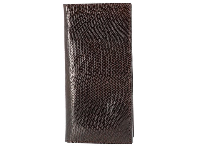 Dior Clutch Bag Brown Leather  ref.212547