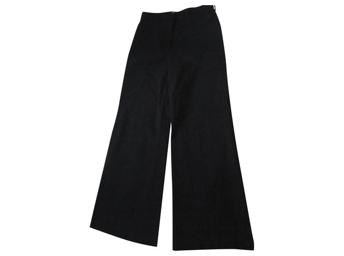 Chloé Un pantalon, leggings Coton Noir  ref.212567