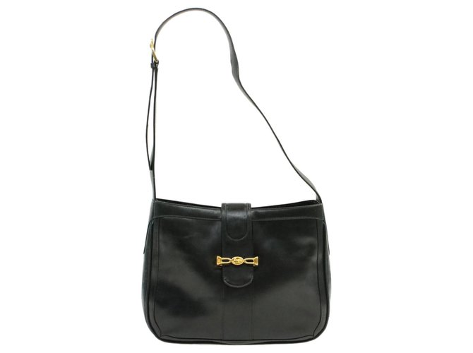 Céline shoulder bag Black Leather  ref.212691
