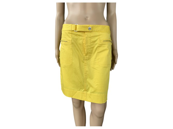 Ralph Lauren Skirts Yellow Cotton Elastane  ref.212824
