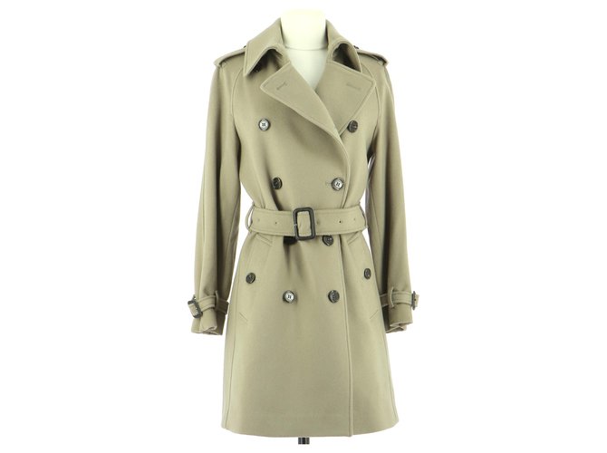 Burberry Coat Grey Wool  ref.212829
