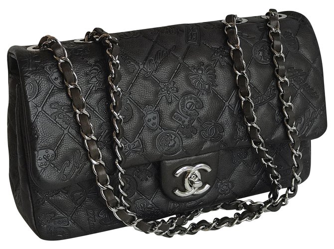 Chanel Collector's Medium Flap Bag Brown Dark brown Leather  ref.212896