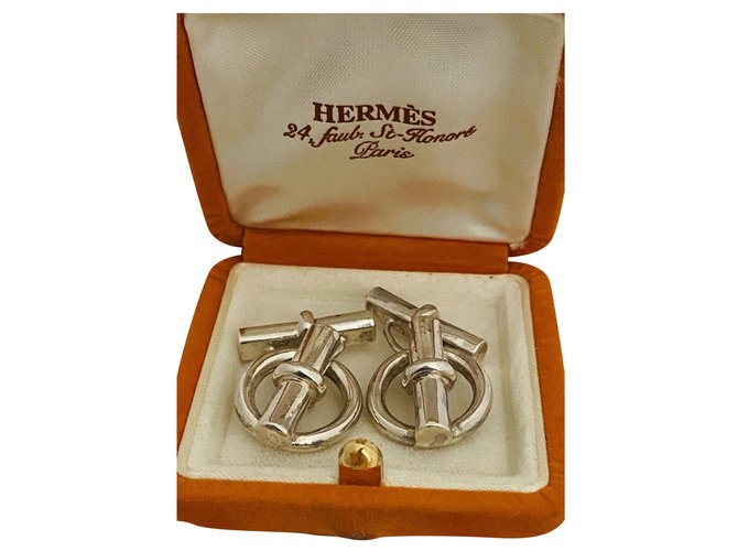 Hermès Chain of Anchor Silvery Silver  ref.213054