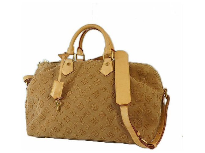 LOUIS VUITTON Speedy bandouliere 35 Womens handbag M40830 Camel