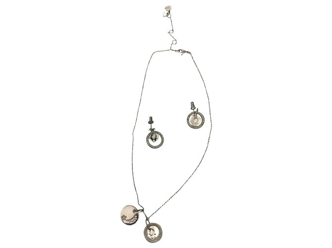 Dior Jewellery sets Silvery Metal  ref.213148