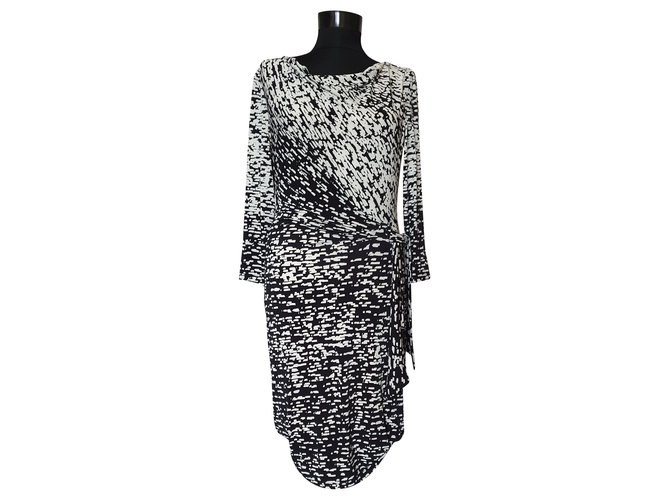 Ralph Lauren Dresses Black White Polyester Elastane  ref.213150