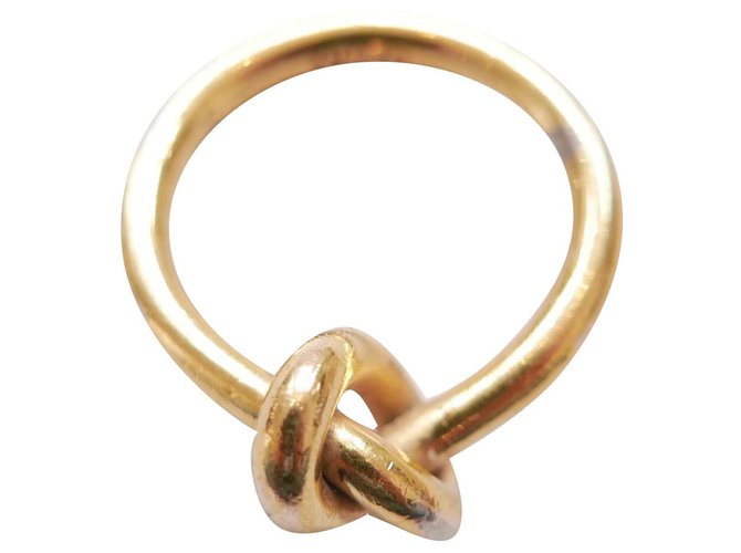 Céline Knot Ring Golden Gold-plated  ref.213170
