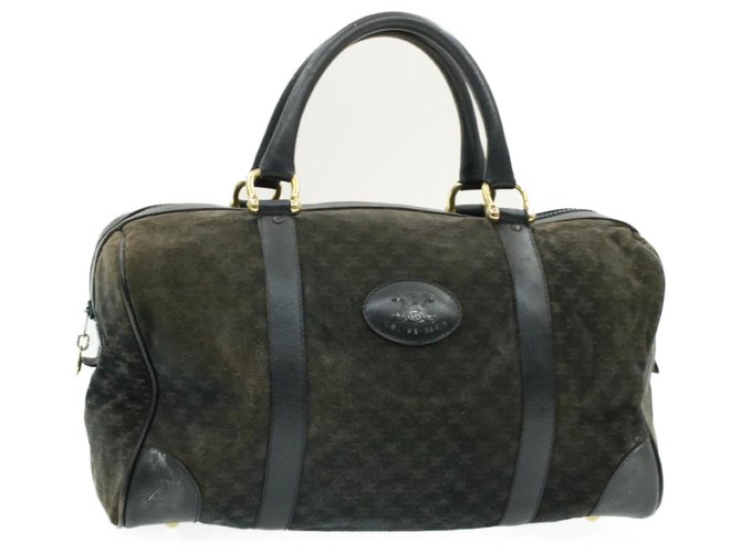 Céline Travel bag Khaki Suede  ref.213342