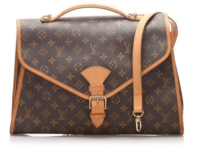 Louis Vuitton Brown Monogram Beverly Aktentasche GM Braun Leder Leinwand  ref.213470