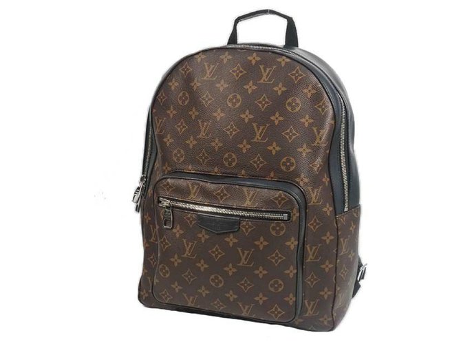 LOUIS VUITTON Josh Backpack Mens ruck sack Daypack M41530 Leather  ref.213519