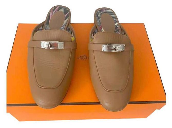 Hermès Mulas Bege