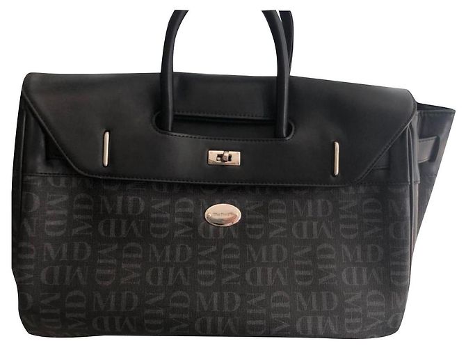 Mac Douglas Pyla Black Leatherette Handbag