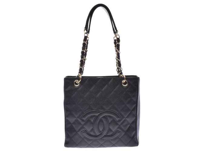 Chanel shoulder bag Black Leather  ref.213739