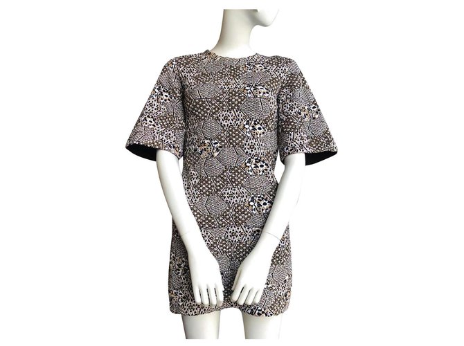 Chanel Vestido de brocado metálico Paris-Dubai Multicor  ref.213745