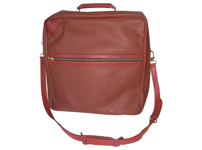 Louis Vuitton Vintage Cup suitcase Red Cloth  ref.213772