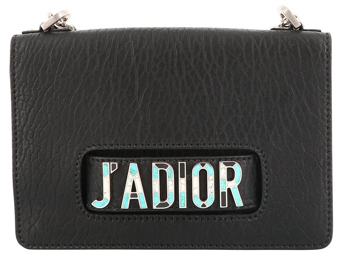 Dior J'Adior Black Leather  ref.213820