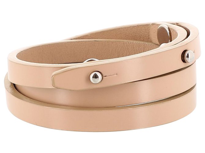Balenciaga bracelet Beige Leather  ref.213832