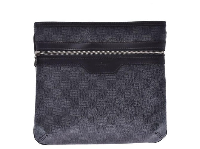 Louis Vuitton Shoulder Bag Black Cloth  ref.213978