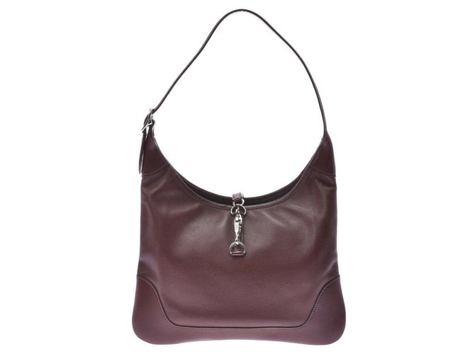 Hermès Handbag Brown Leather  ref.213979