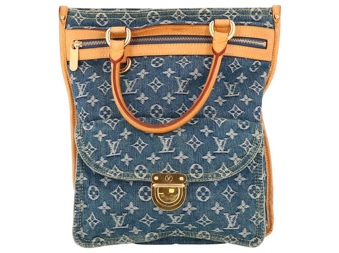 Louis Vuitton Shoulder Bag Blue Denim  ref.214006