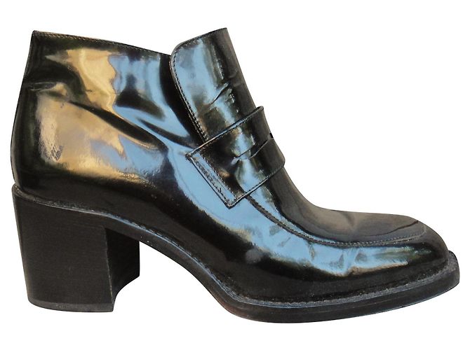 Free Lance p patent ankle boots 37 Black