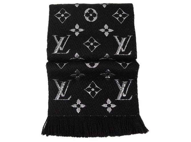 Louis Vuitton Scarf Black Wool  ref.214081