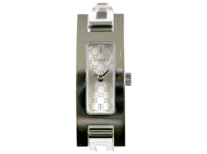 Gucci Prata 3900L Watch Aço Metal  ref.214085