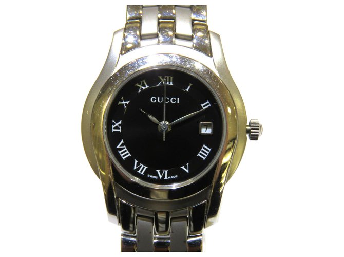 Gucci Prata 5500L Watch Aço Metal  ref.214119