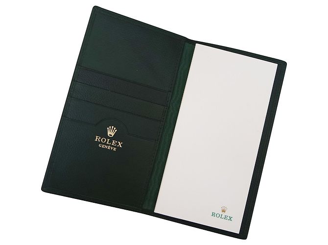 Cartera Rolex Block Holder Verde oscuro