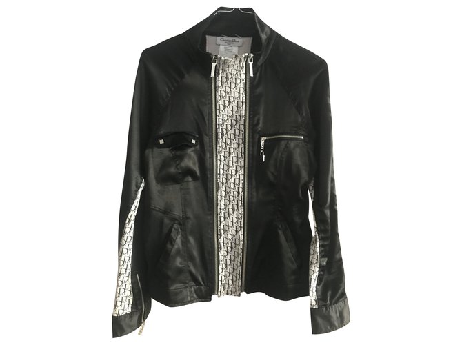 Dior Jackets Black Cotton  ref.214157
