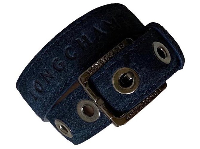 Longchamp Paris Rock Navy blue Leather  ref.214264