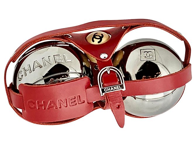 Bolas de petanca de coletor CHANEL Vermelho