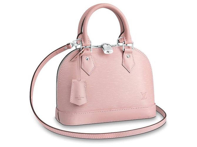 Louis Vuitton LV Alma BB pink nuevo Rosa Cuero  ref.214350