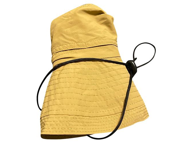 Autre Marque Hut aus Polyester beige 