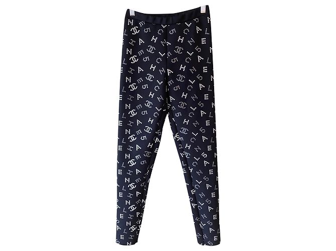 Cambon Leggings de Chanel Negro