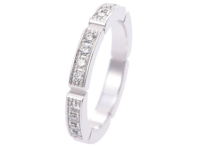 Cartier ring Silvery White gold  ref.214576