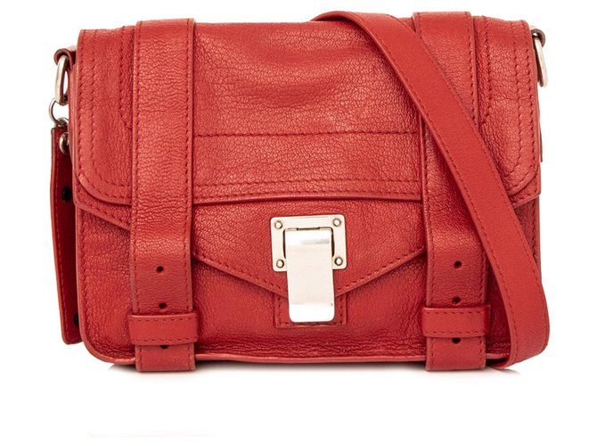 Proenza Schouler Red Mini PS1 Leather Crossbody